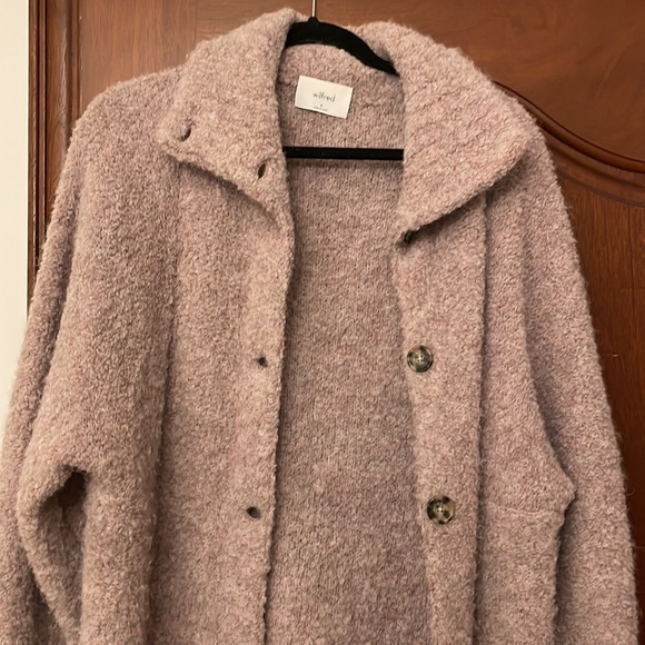 Aritzia Wilfred Oversized Alpaca Cardigan | Size M - Picture 5 of 11